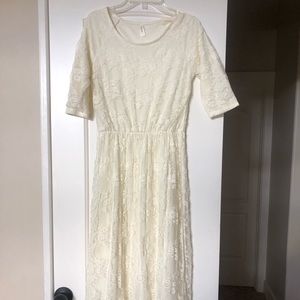 Off white lace dress